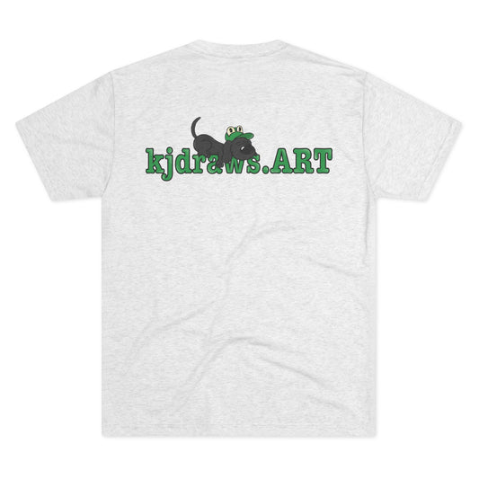 KJdraws.ART tri-blend tee