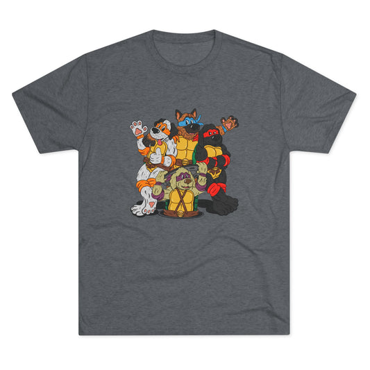 Teenage Mutant Ninja Doggos tri-blend tee