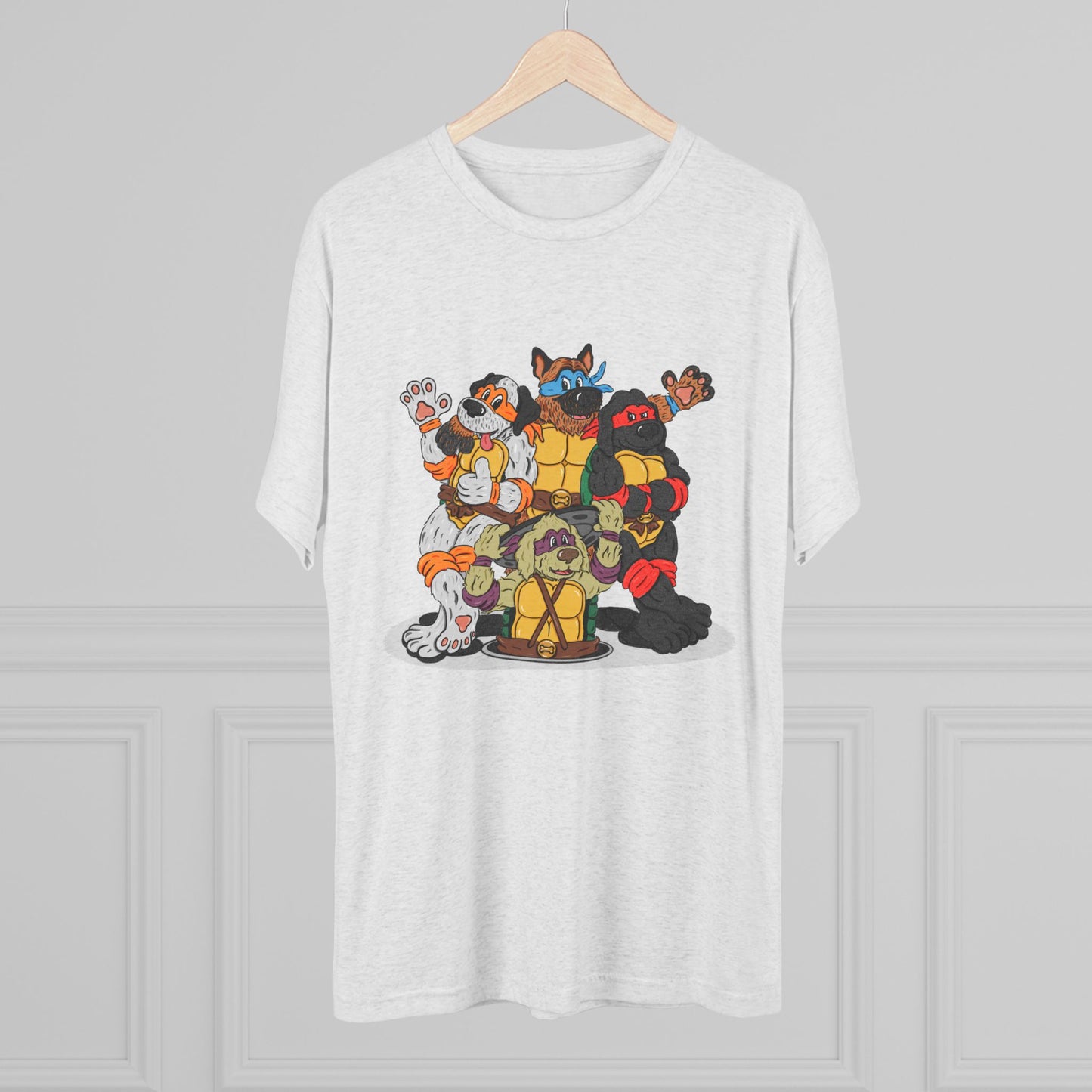 Teenage Mutant Ninja Doggos tri-blend tee