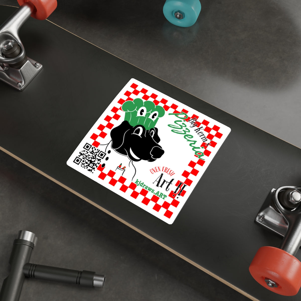 Big Kerm's Pizzeria Die-Cut Stickers